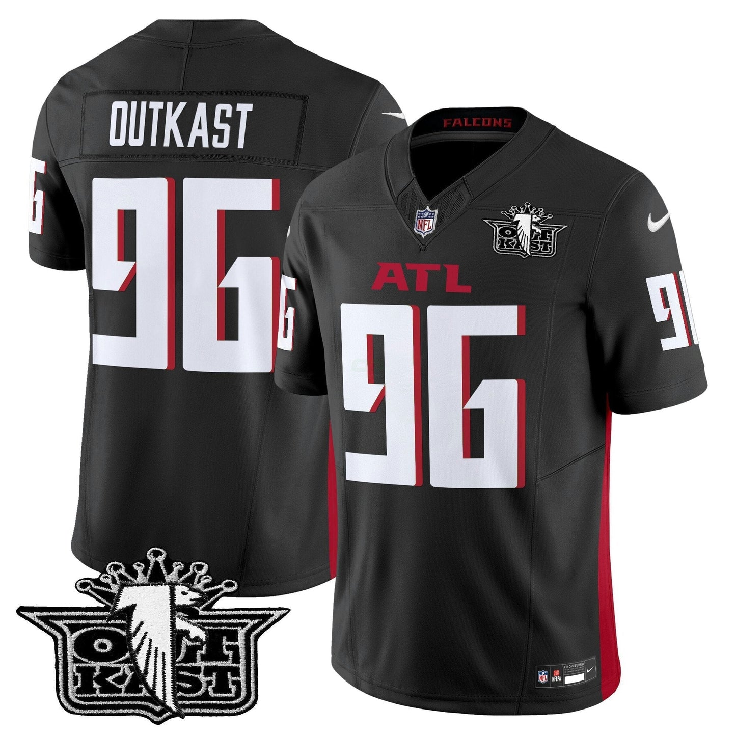 Camisa NFL Men’s Outkast x Atlanta 2024 Vapor Limited Jersey V2