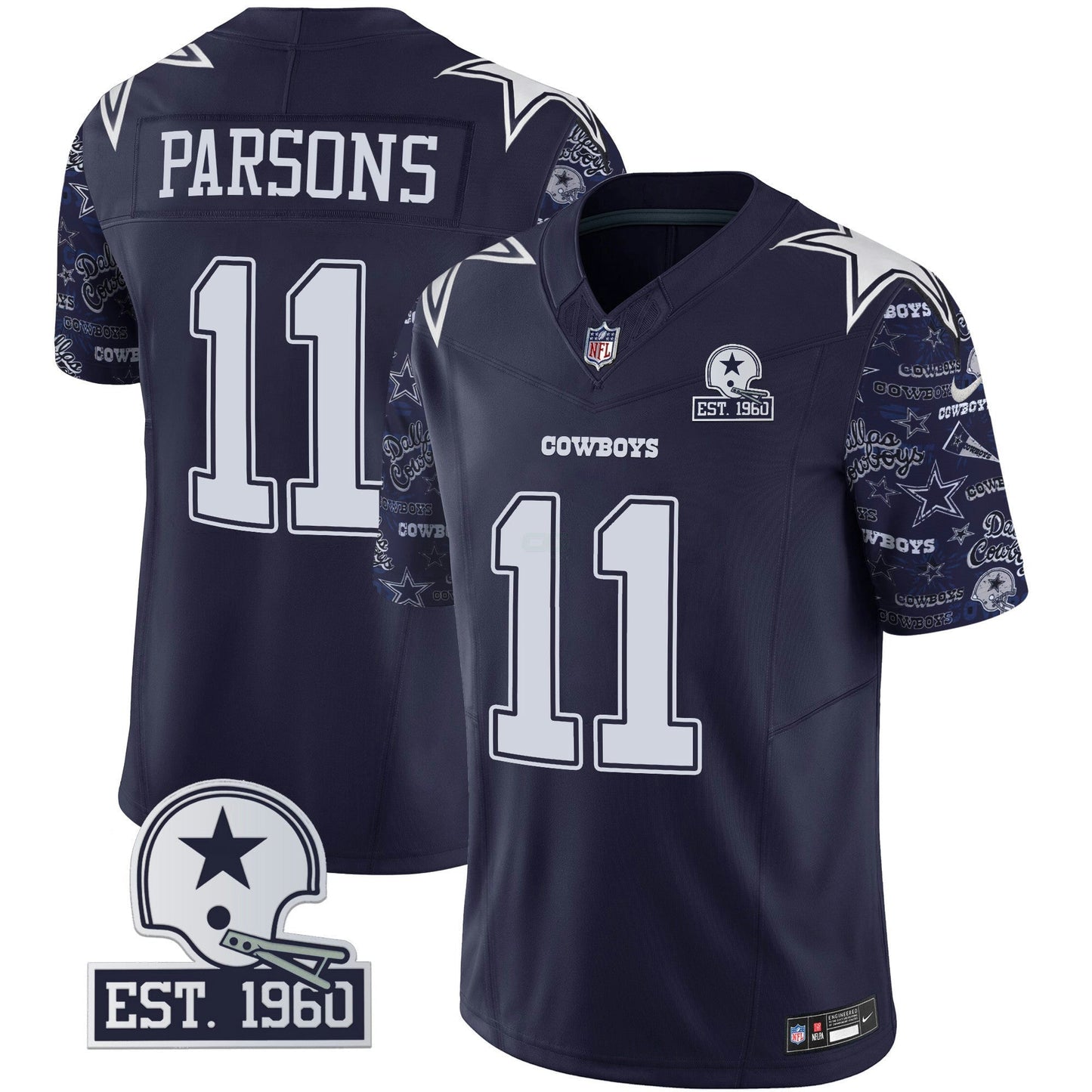 Camisa NFL Dallas Cowboys Men’s Pattern Style Vapor Limited Jersey