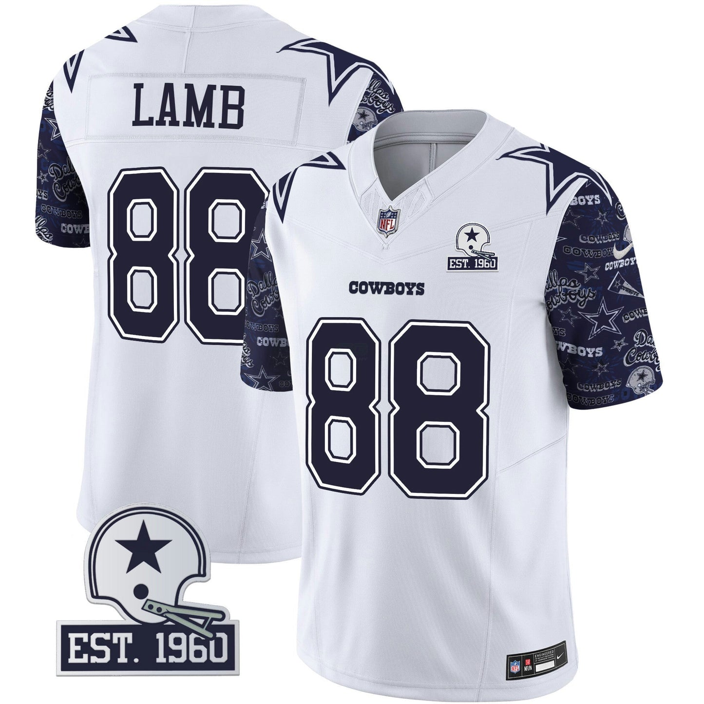 Camisa NFL Dallas Cowboys Men’s Pattern Style Vapor Limited Jersey