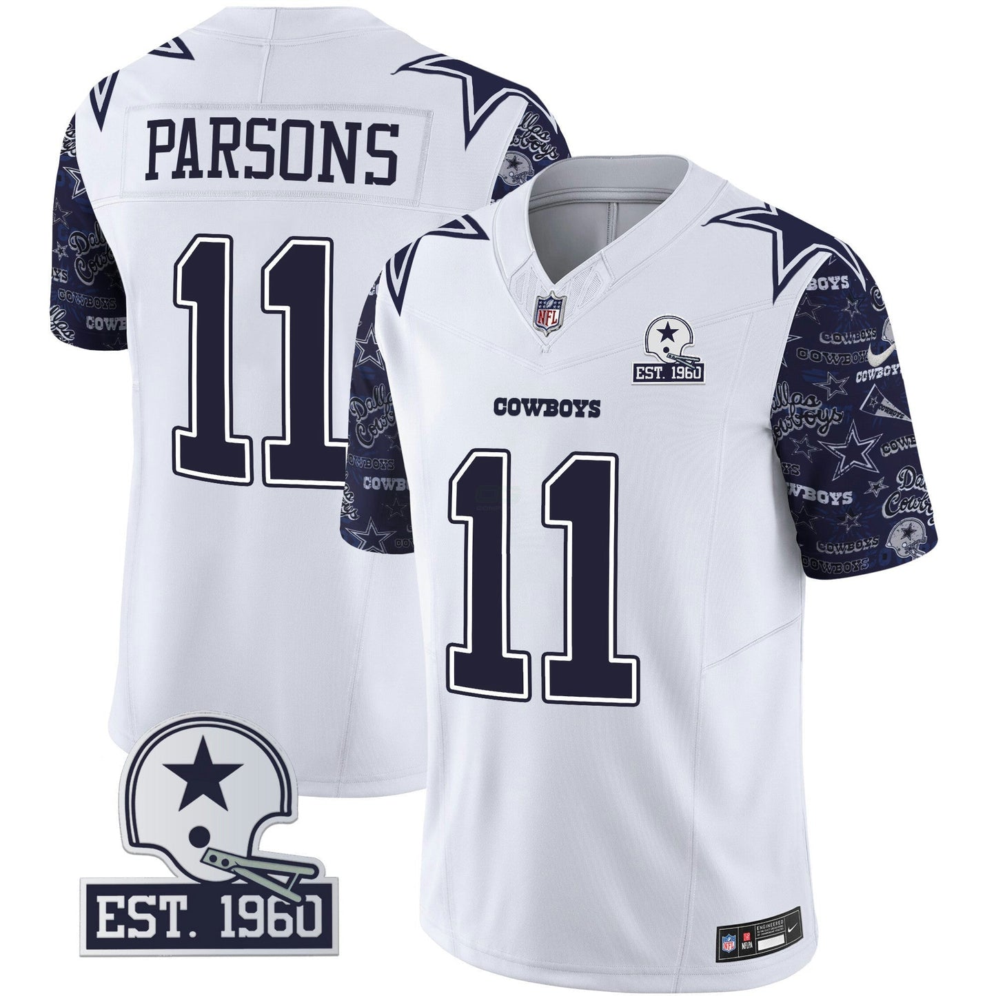 Camisa NFL Dallas Cowboys Men’s Pattern Style Vapor Limited Jersey