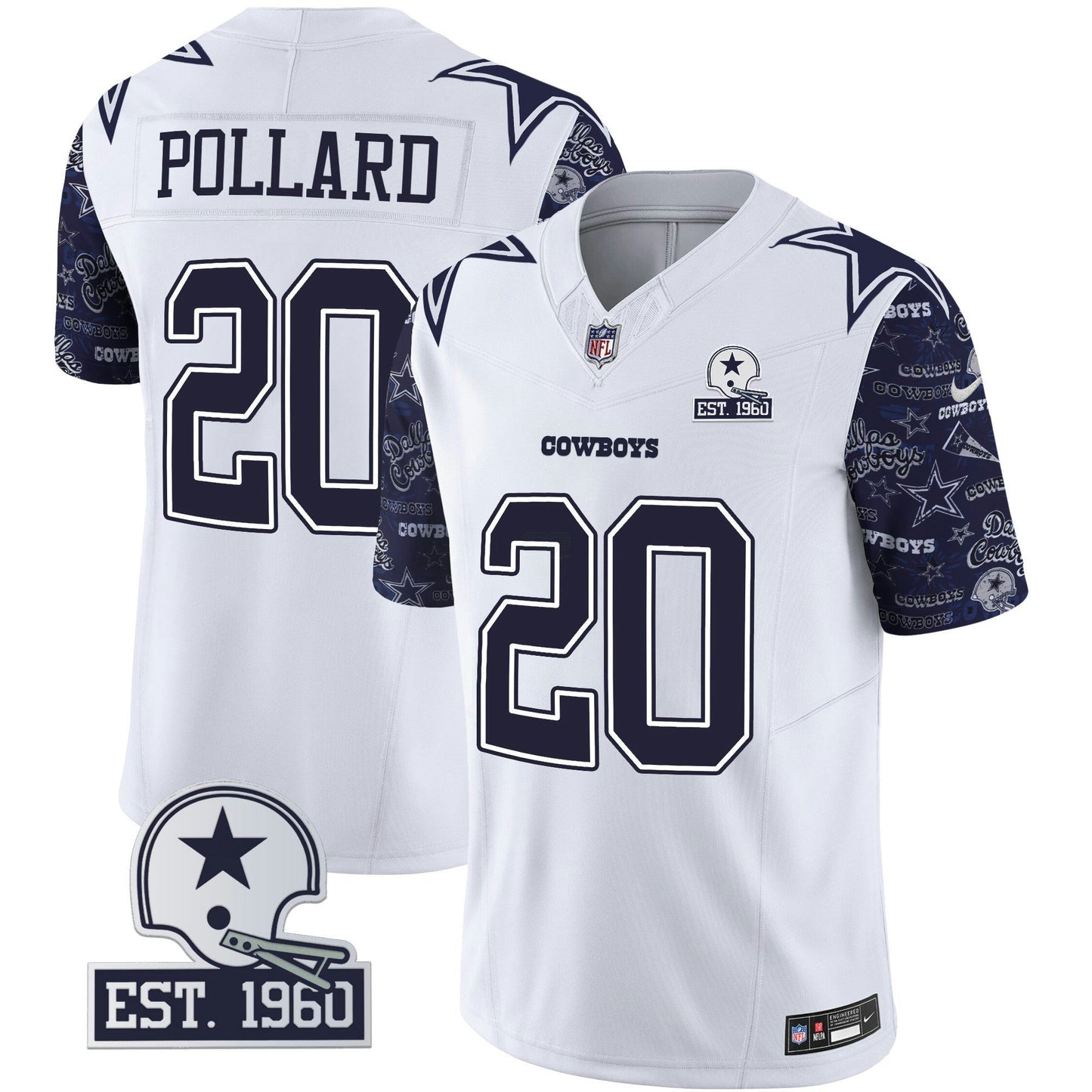 Camisa NFL Dallas Cowboys Men’s Pattern Style Vapor Limited Jersey