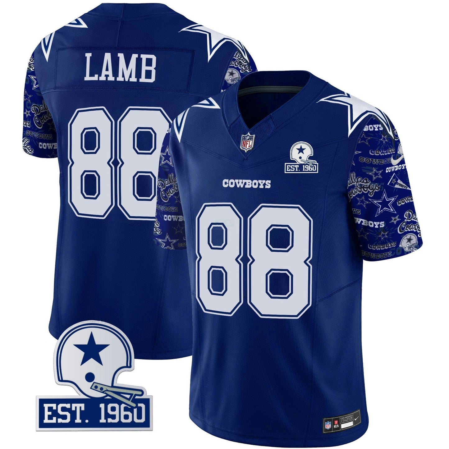 Camisa NFL Dallas Cowboys Men’s Pattern Style Vapor Limited Jersey