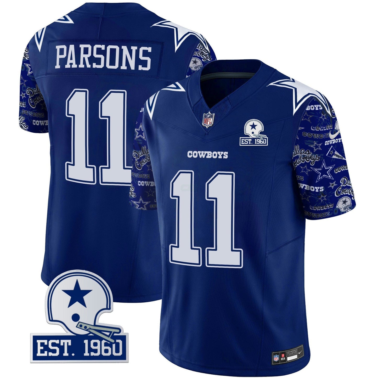 Camisa NFL Dallas Cowboys Men’s Pattern Style Vapor Limited Jersey