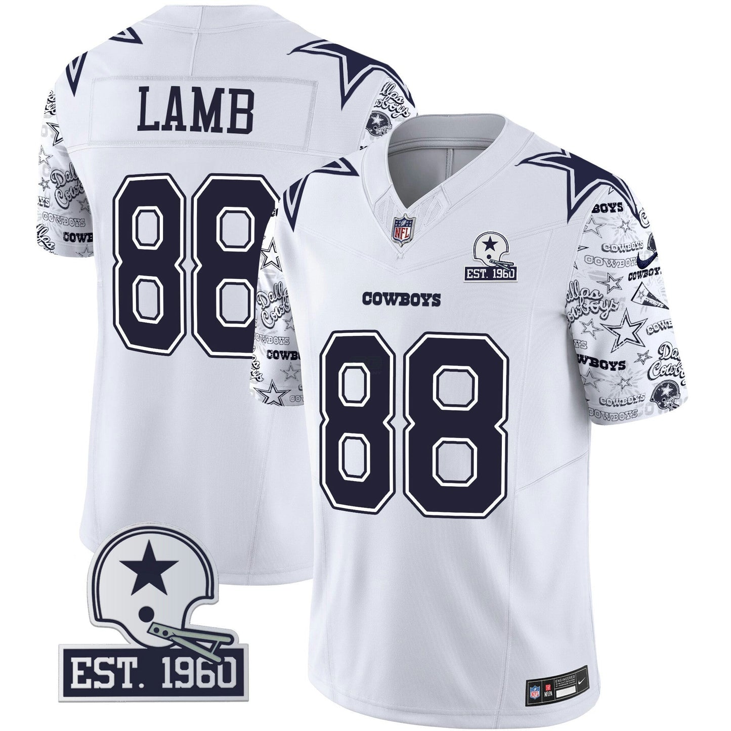 Camisa NFL Dallas Cowboys Men’s Pattern Style Vapor Limited Jersey