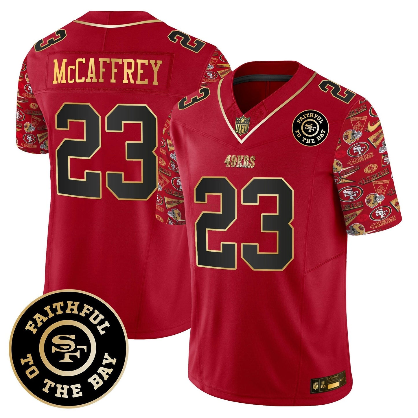 Camisa NFL San Francisco 49ers Men’s Pattern Style Vapor Limited Jersey