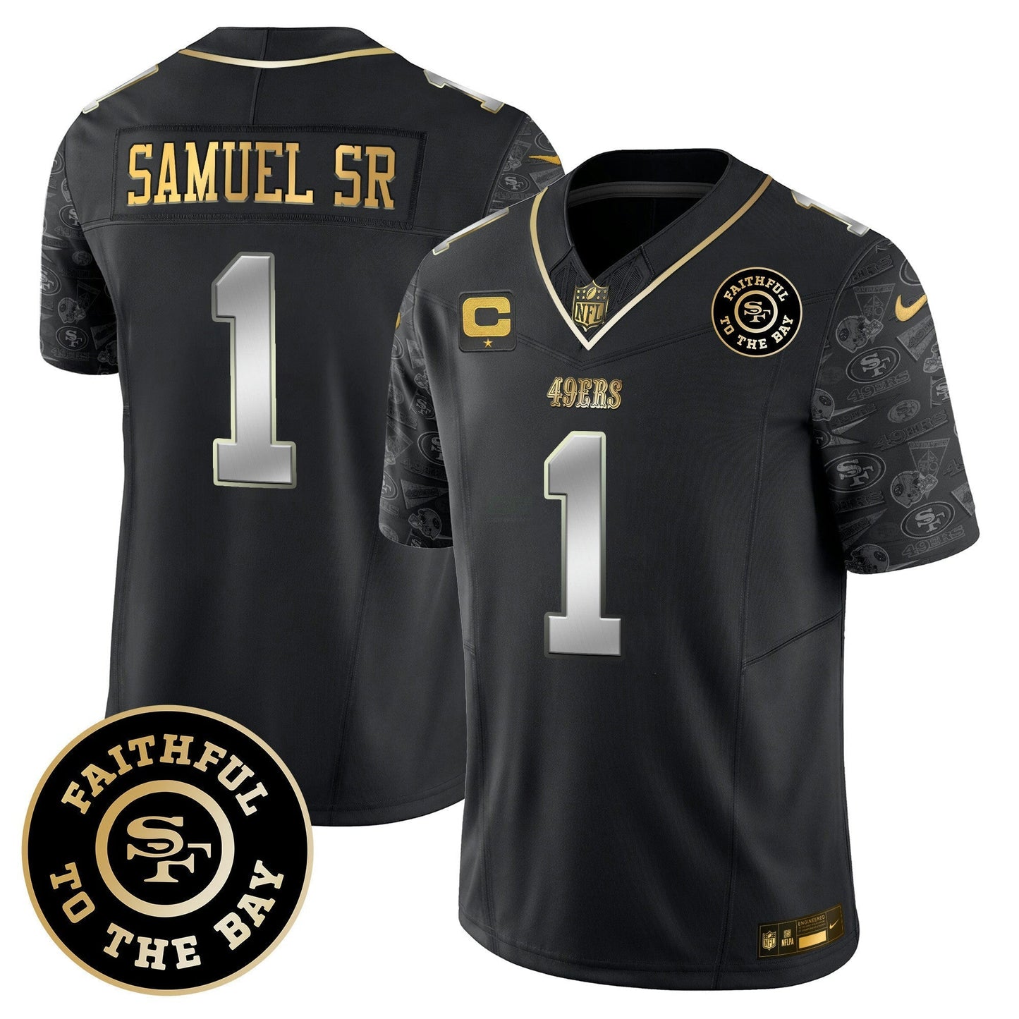 Camisa NFL San Francisco 49ers Men’s Pattern Style Vapor Limited Jersey