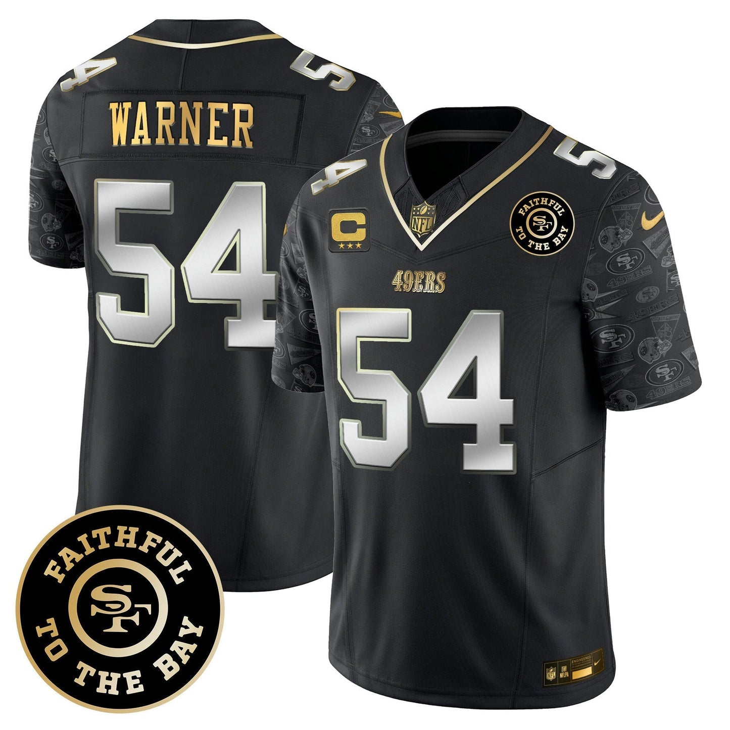 Camisa NFL San Francisco 49ers Men’s Pattern Style Vapor Limited Jersey