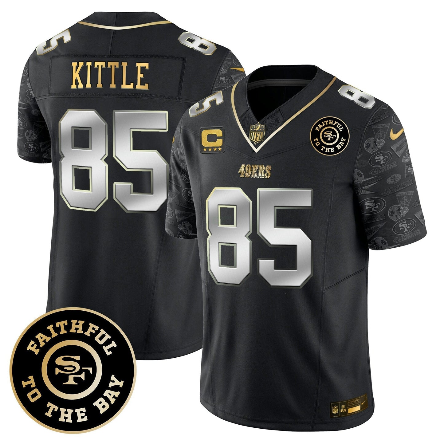 Camisa NFL San Francisco 49ers Men’s Pattern Style Vapor Limited Jersey