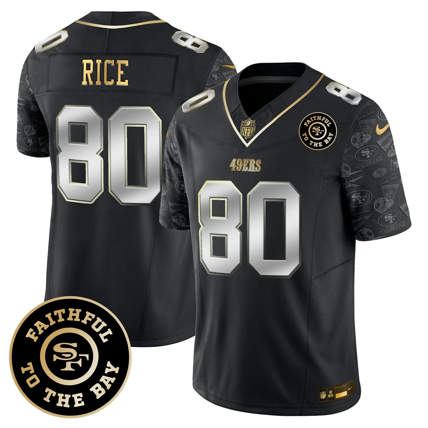 Camisa NFL San Francisco 49ers Men’s Pattern Style Vapor Limited Jersey