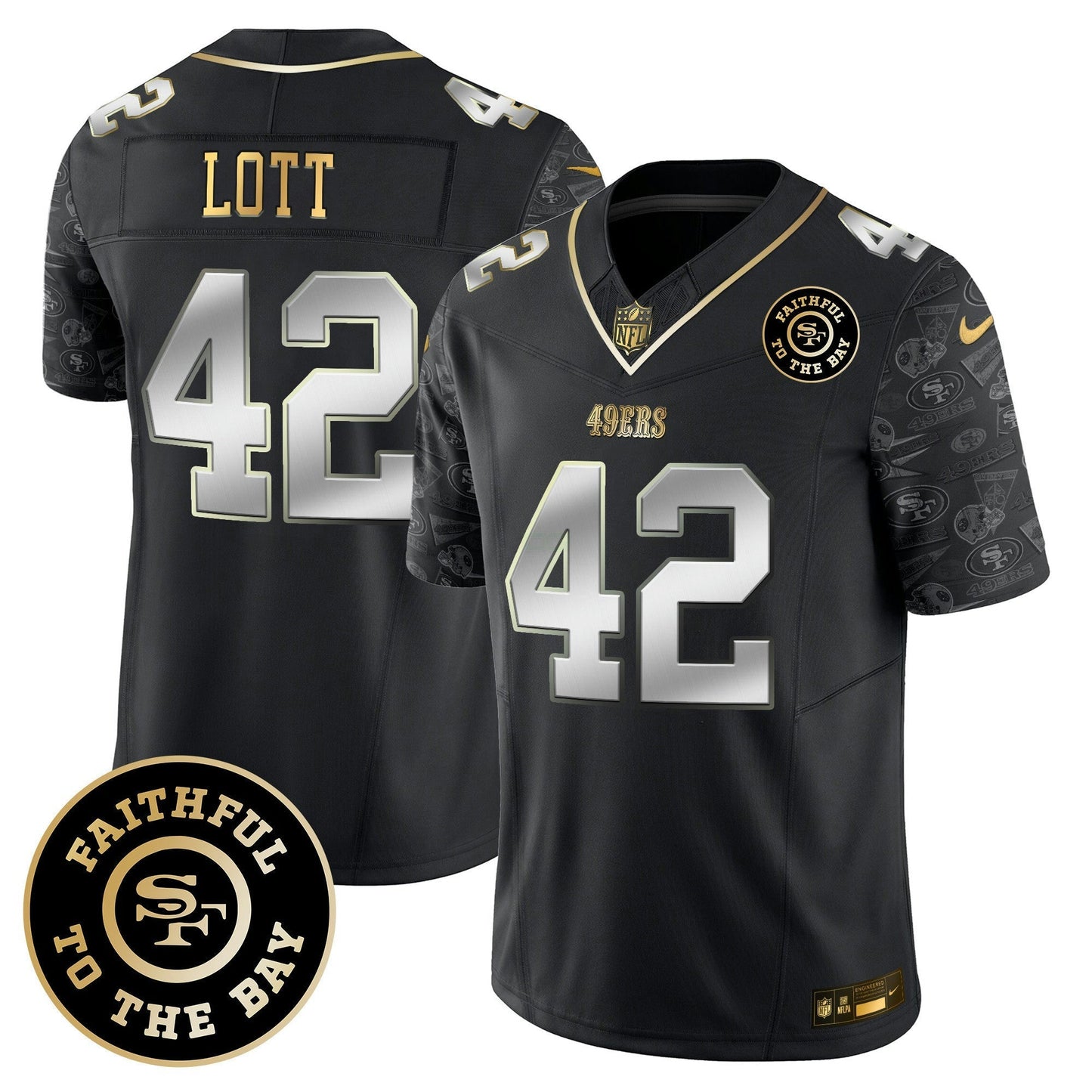Camisa NFL San Francisco 49ers Men’s Pattern Style Vapor Limited Jersey