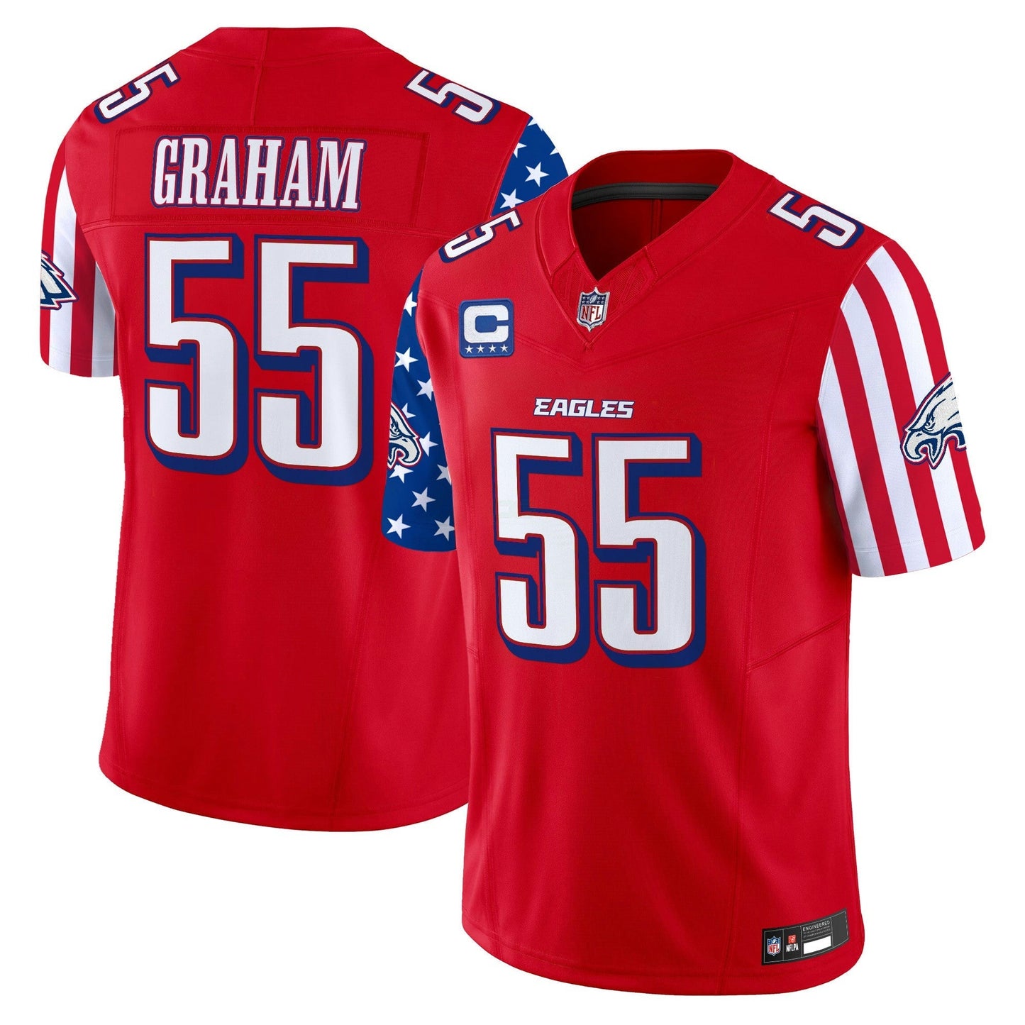 Camisa NFL Men’s Philadelphia 2025 Independence Day Vapor Limited Jersey