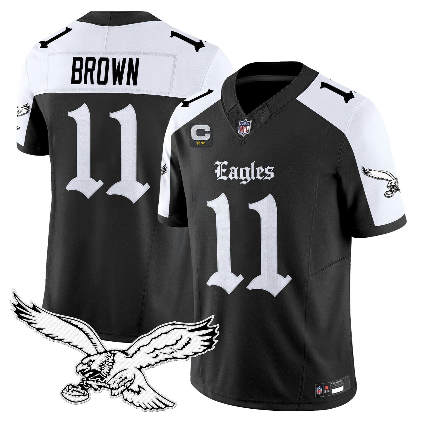 Camisa NFL Men’s Philadelphia ‘Gothic Philly Edition’ Vapor Limited Jersey