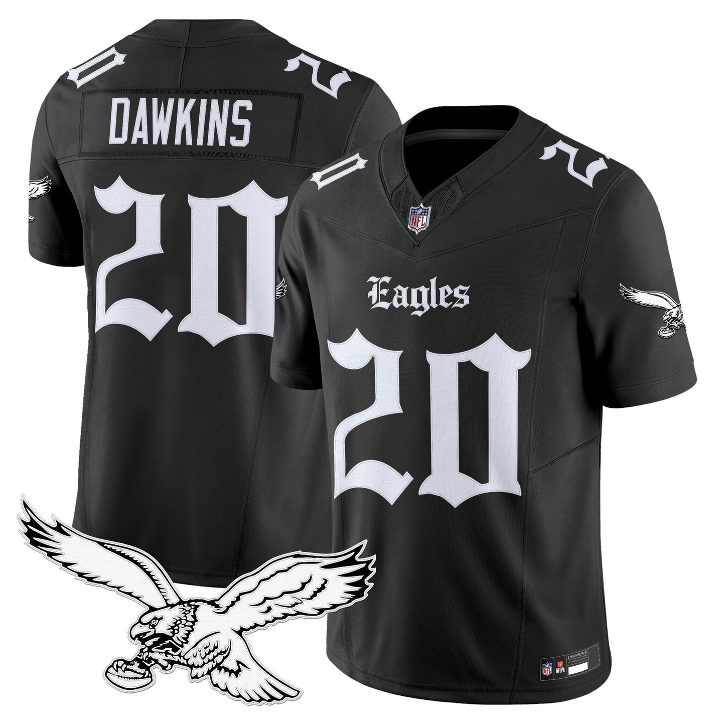 Camisa NFL Men’s Philadelphia ‘Gothic Philly Edition’ Vapor Limited Jersey