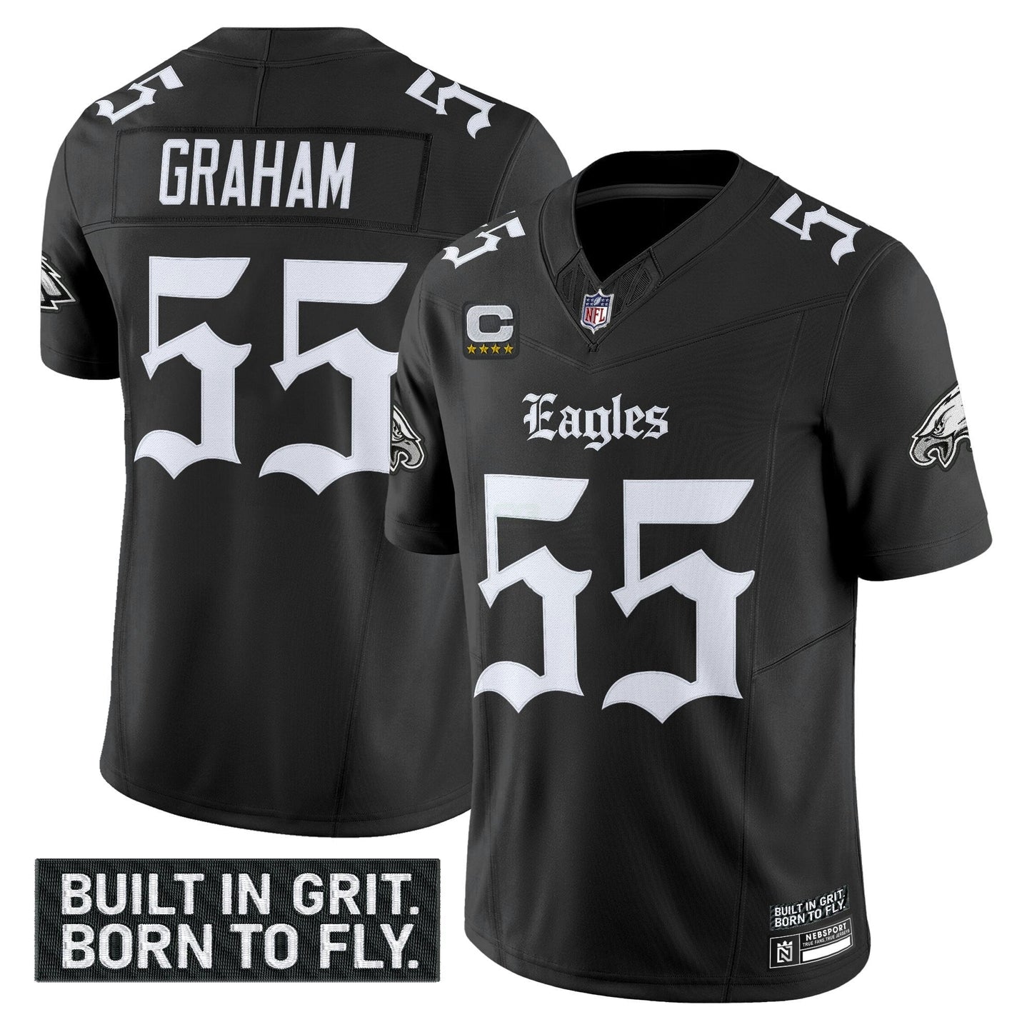 Camisa NFL Men’s Philadelphia ‘Gothic Philly Edition’ Vapor Limited Jersey V2