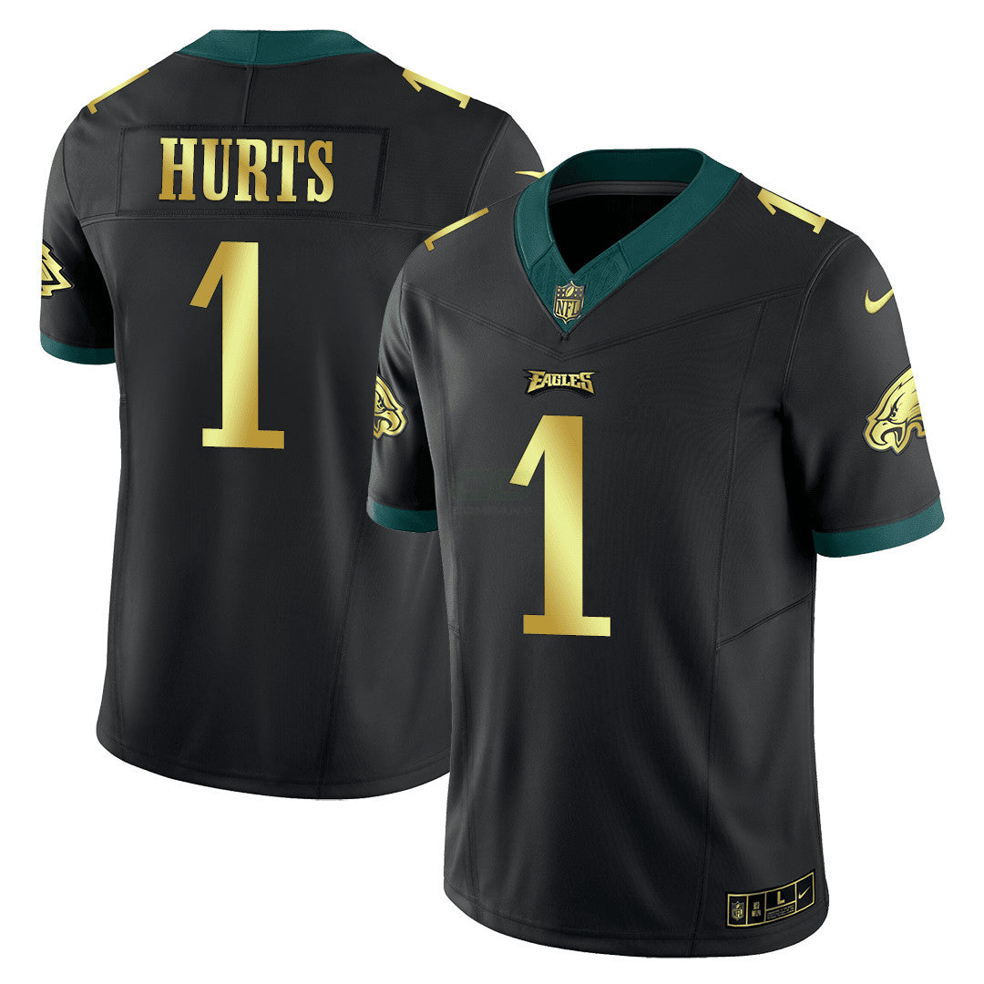 Camisa NFL Men’s Philadelphia Kobe Bryant Preta Dourada Jersey - Preta Dourada Trim