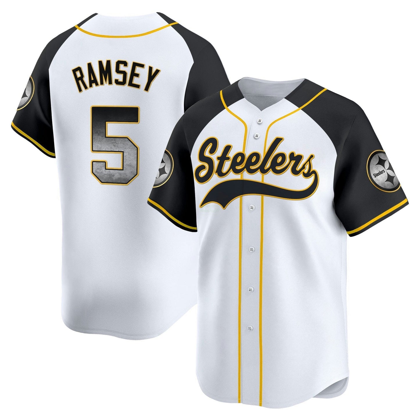Camisa NFL Men’s Pittsburgh Arch Smoke Vapor Jersey