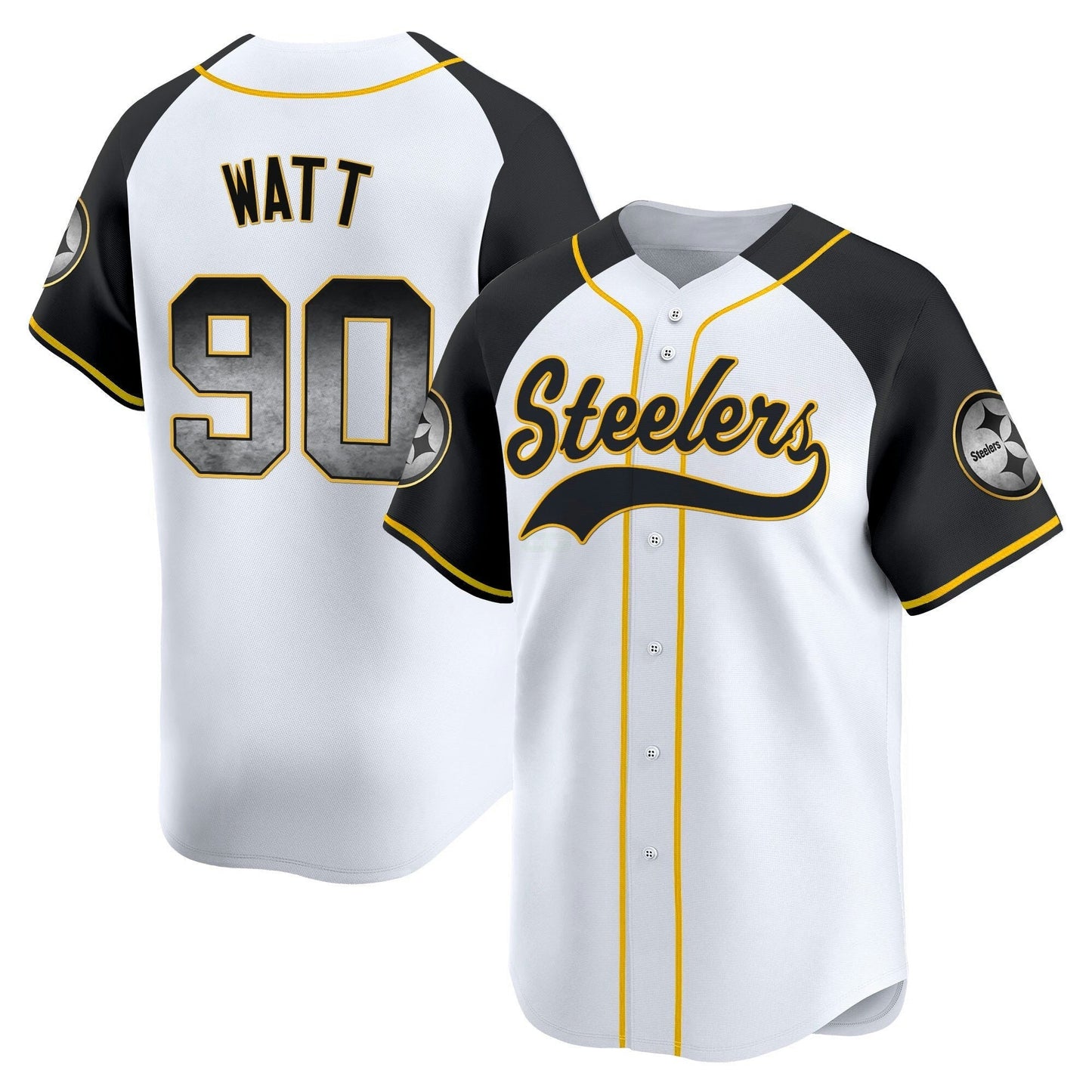 Camisa NFL Men’s Pittsburgh Arch Smoke Vapor Jersey