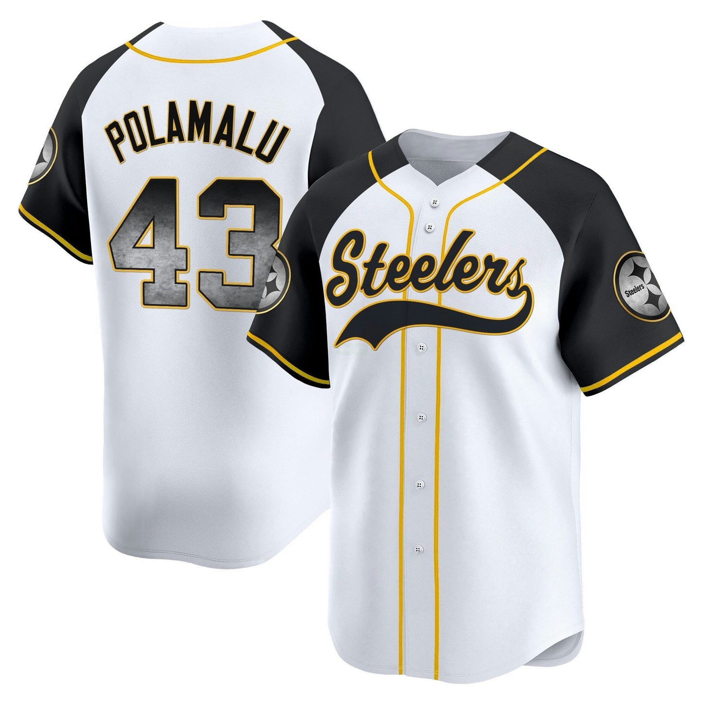 Camisa NFL Men’s Pittsburgh Arch Smoke Vapor Jersey