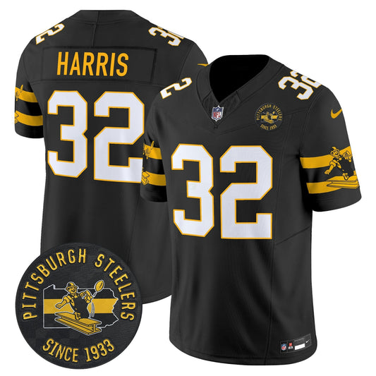 Camisa NFL Men’s Pittsburgh Throwback 1933 Patch Vapor Limited Jersey