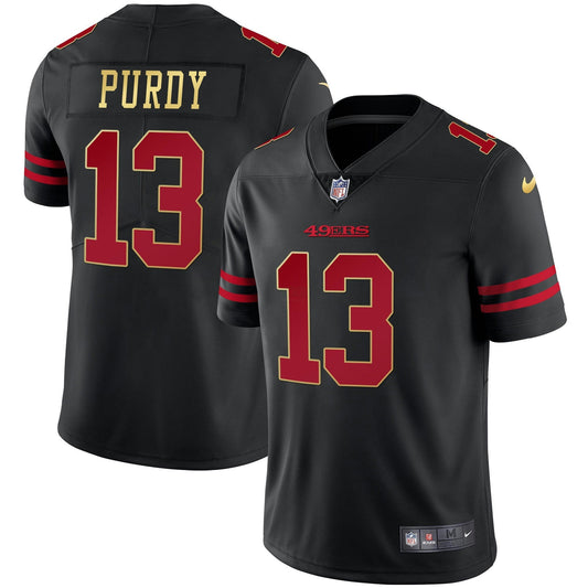 Camisa NFL Men’s Preta Vermelha Dourada Blooded Jersey