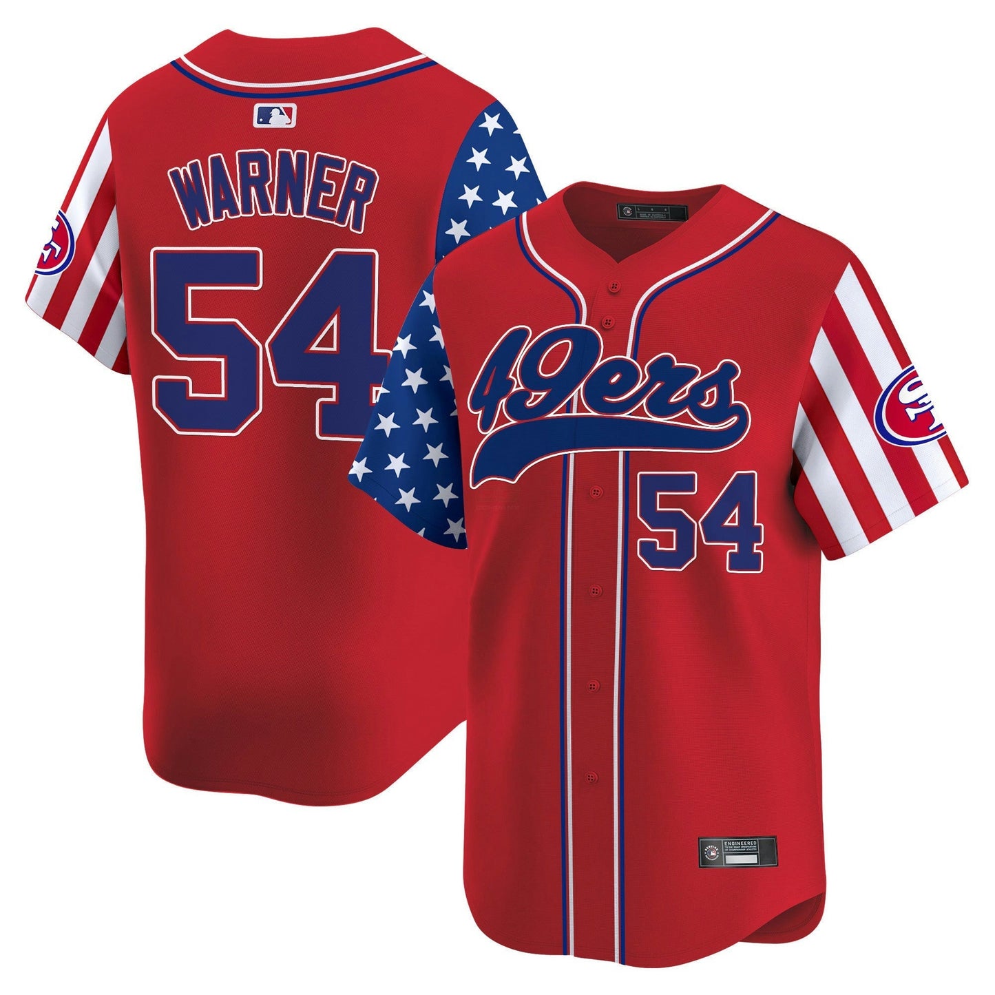 Camisa NFL Men’s San Francisco 2025 Independence Day Vapor Jersey