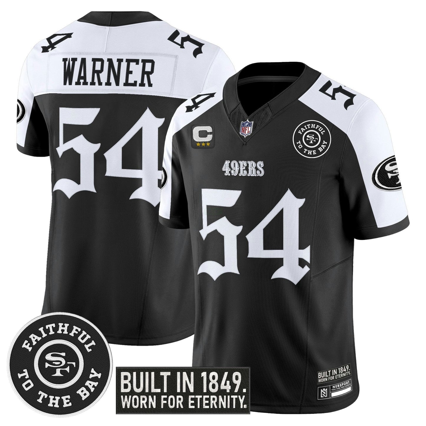 Camisa NFL Men’s San Francisco ‘Fog City Gothic Edition’ Vapor Limited Jersey