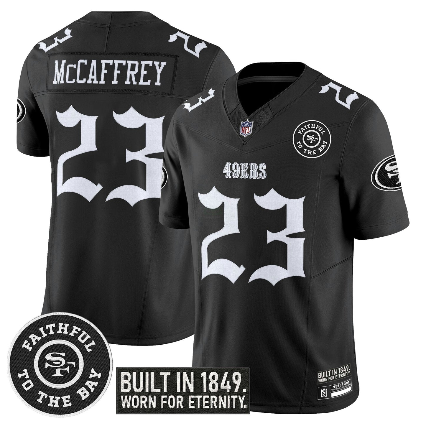 Camisa NFL Men’s San Francisco ‘Fog City Gothic Edition’ Vapor Limited Jersey