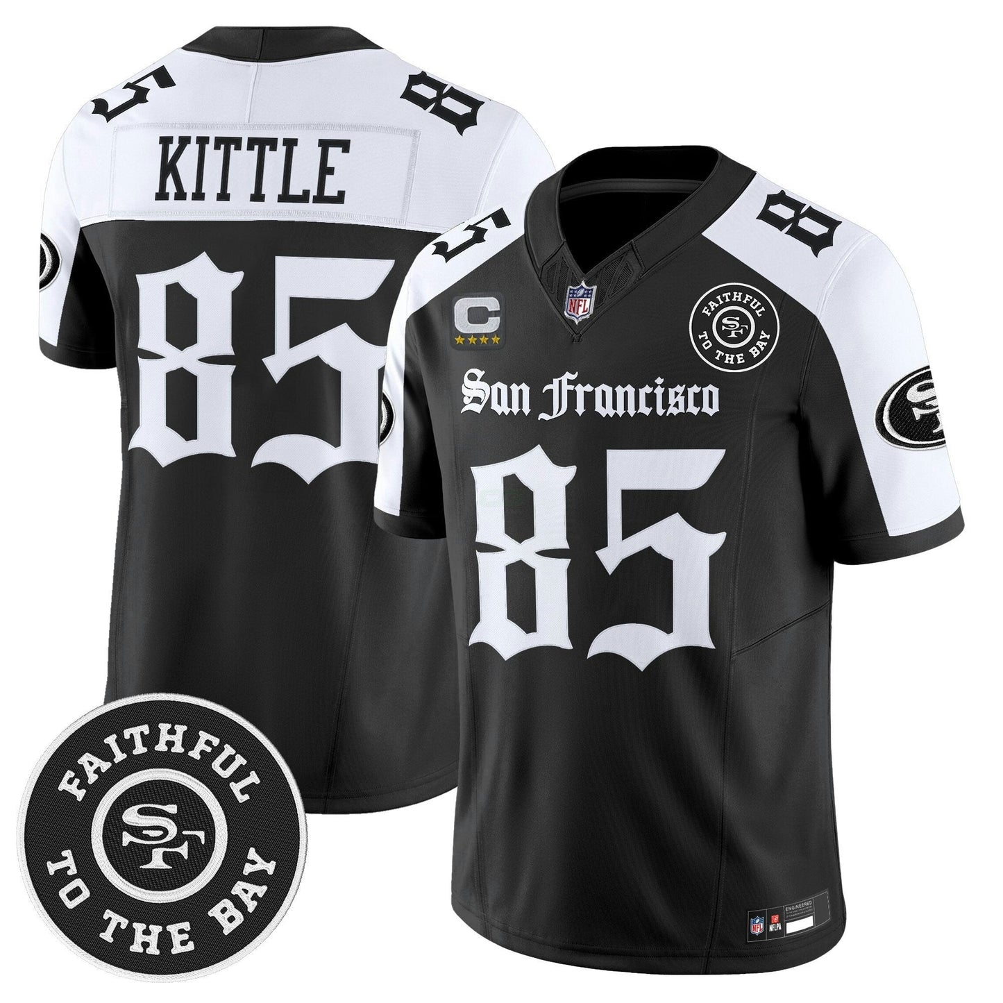 Camisa NFL Men’s San Francisco ‘Gothic Edition’ Vapor Limited Jersey