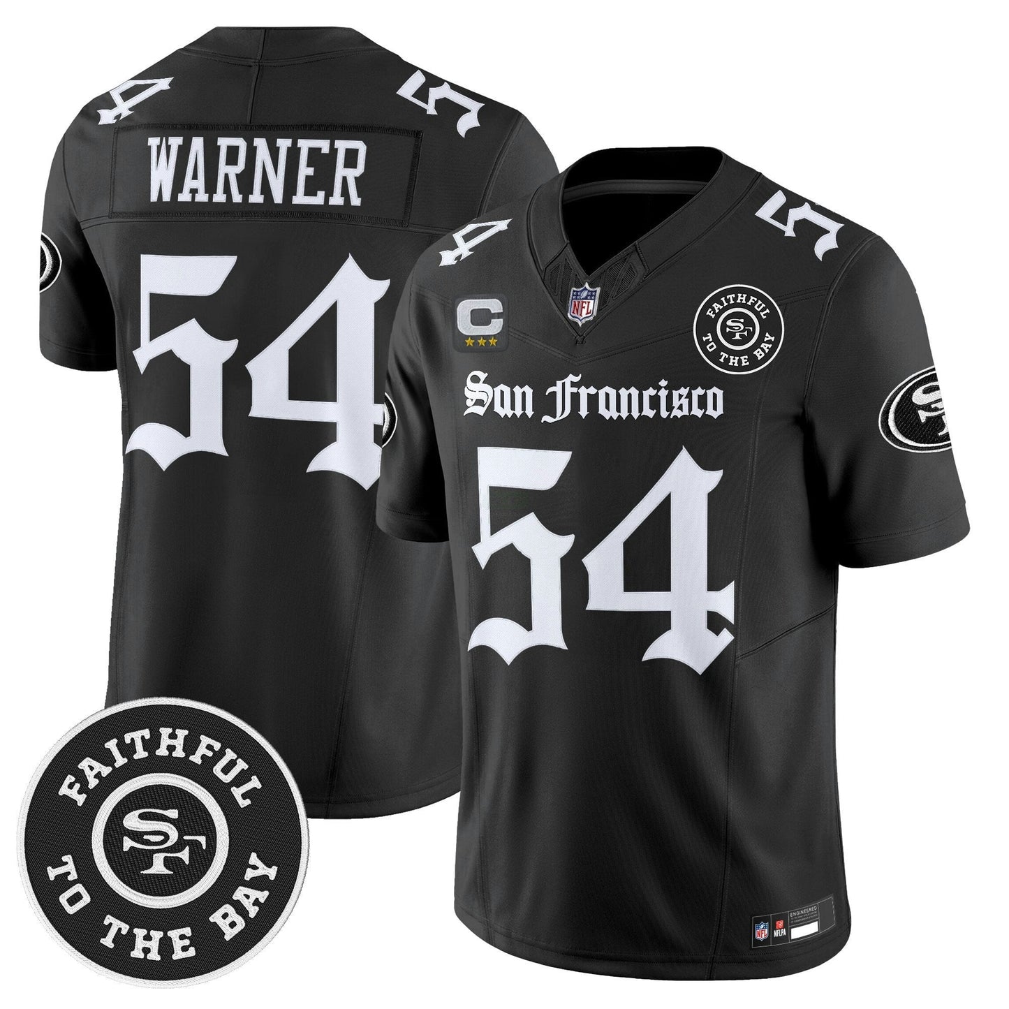 Camisa NFL Men’s San Francisco ‘Gothic Edition’ Vapor Limited Jersey