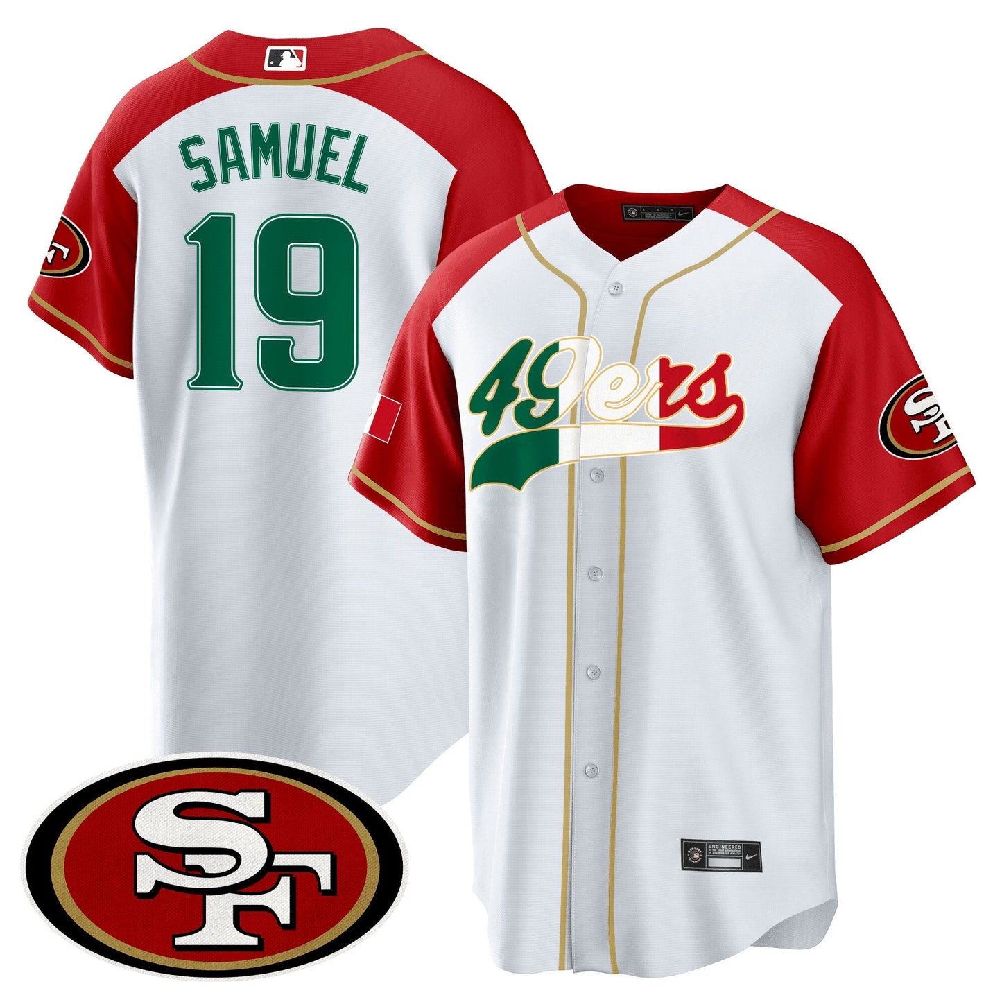 Camisa NFL San Francisco 49ers Men’s San Francisco Mexico Jersey - Baseball