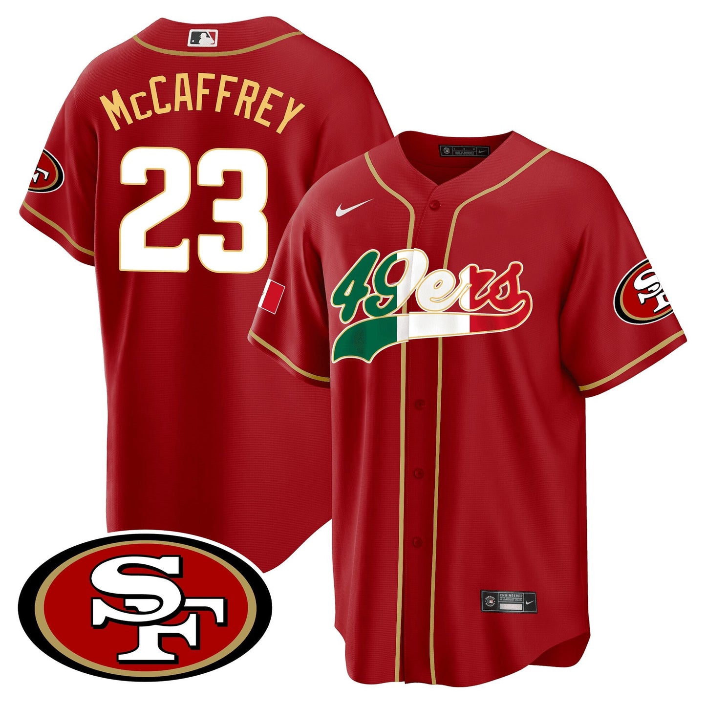 Camisa NFL San Francisco 49ers Men’s San Francisco Mexico Jersey - Baseball