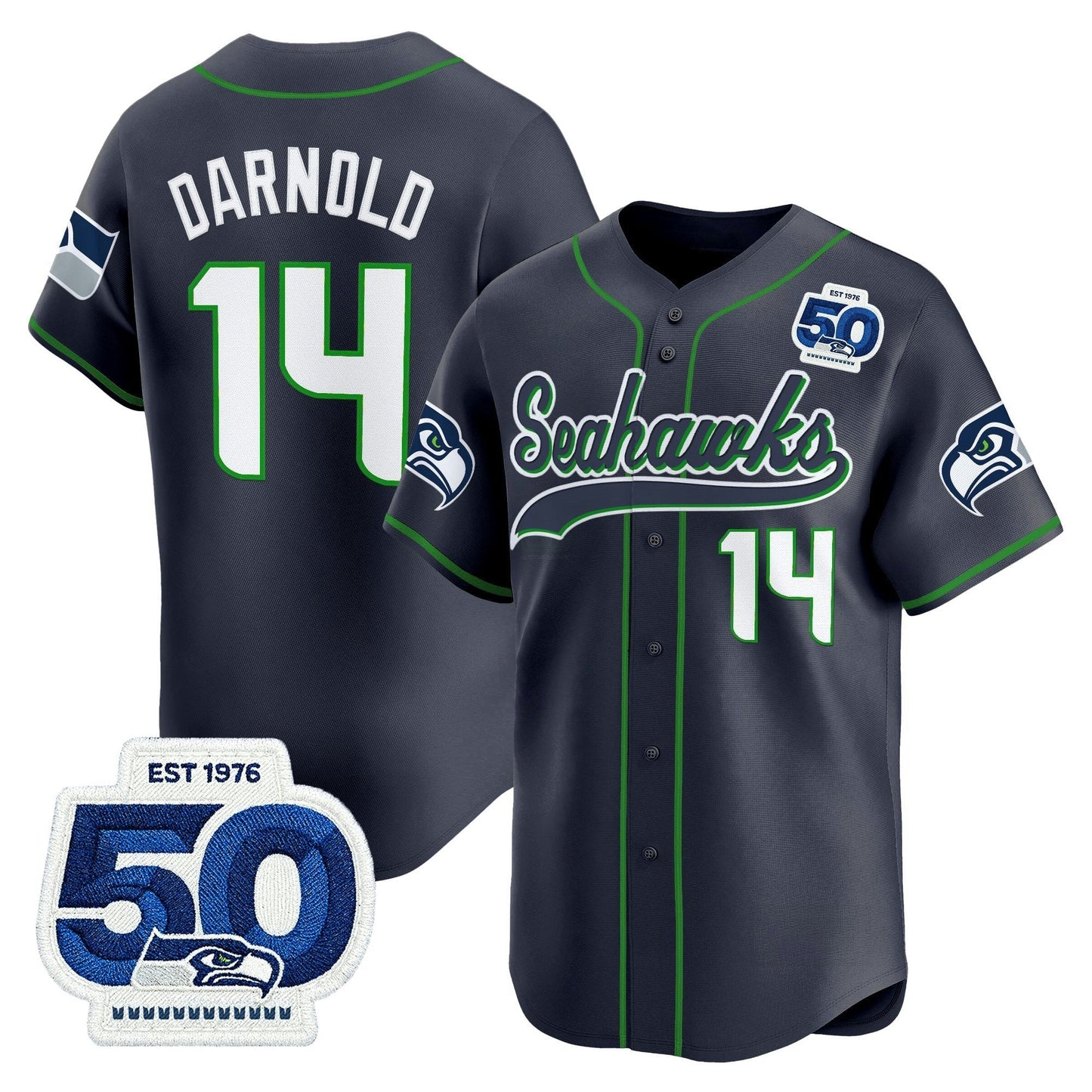 Camisa NFL Men’s Seattle 50th Anniversary Vapor Jersey
