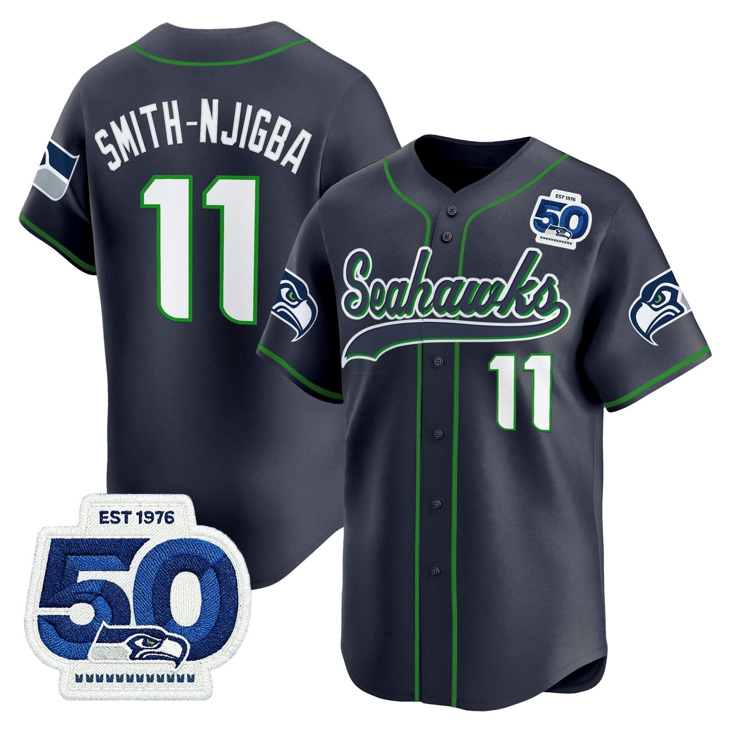 Camisa NFL Men’s Seattle 50th Anniversary Vapor Jersey