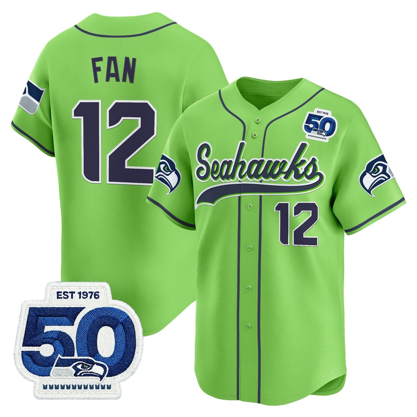 Camisa NFL Men’s Seattle 50th Anniversary Vapor Jersey