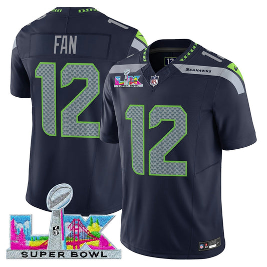 Camisa NFL Men’s Seattle Super Bowl LX Vapor Limited Jersey