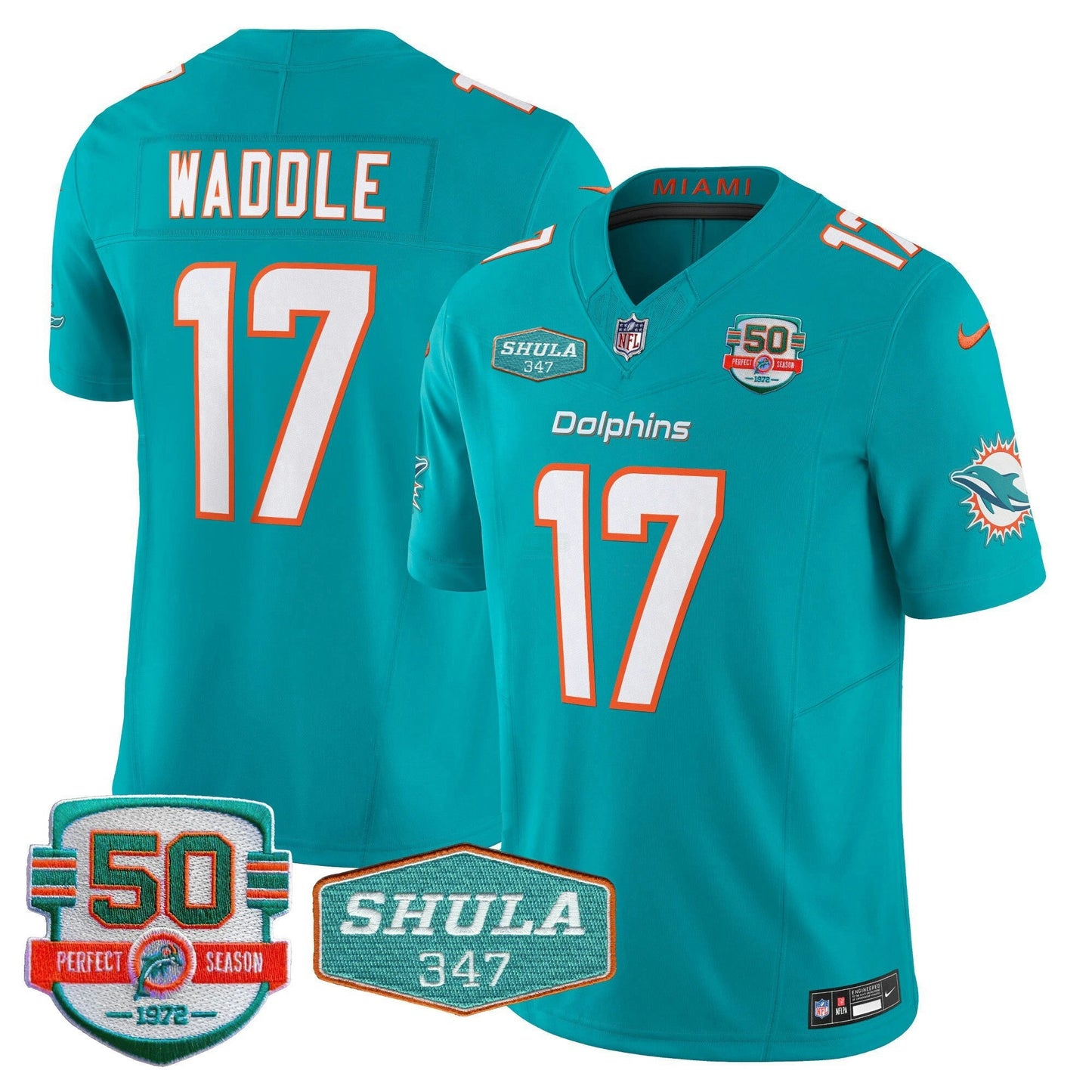Camisa NFL Men’s Shula 347 Patch Vapor Jersey