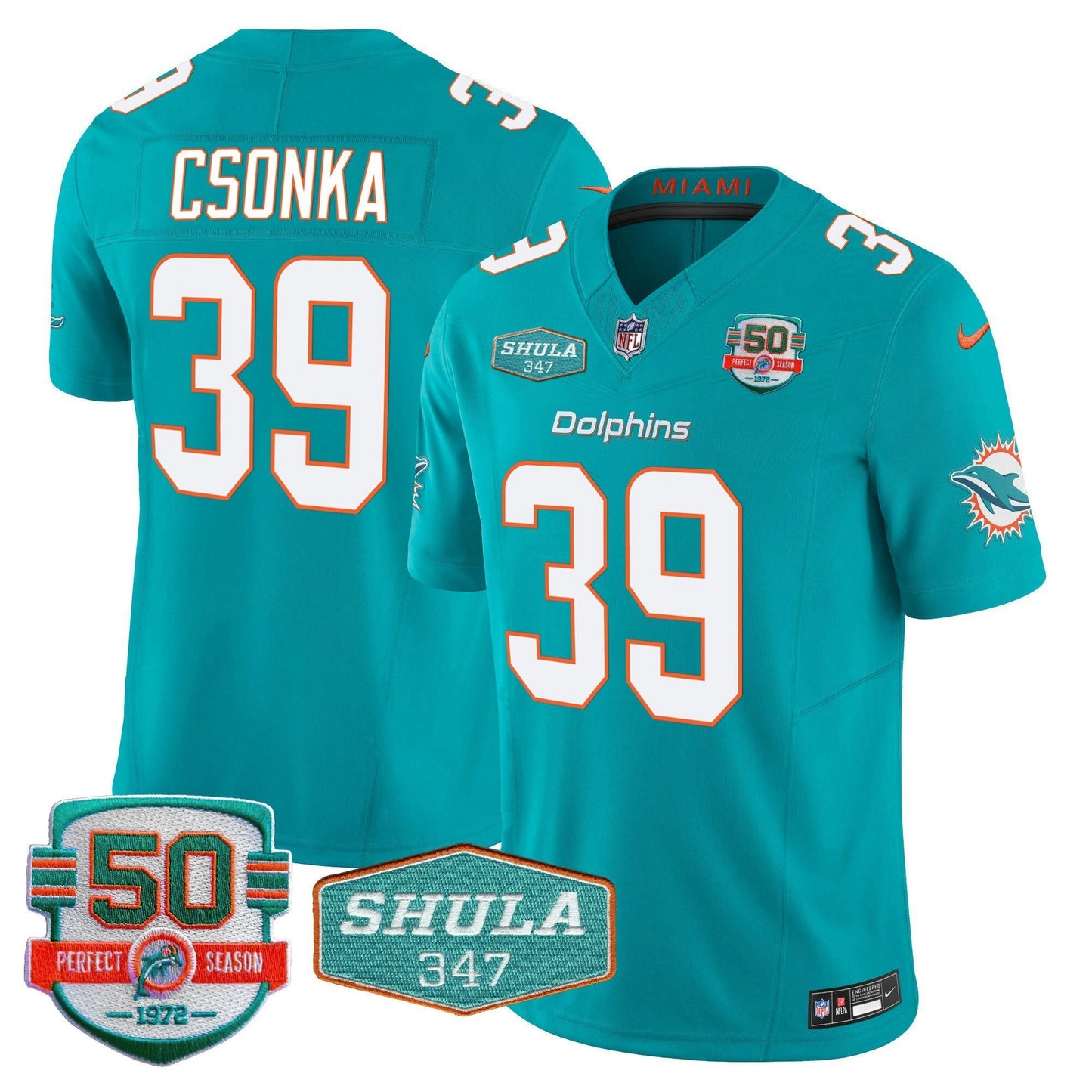 Camisa NFL Men’s Shula 347 Patch Vapor Jersey