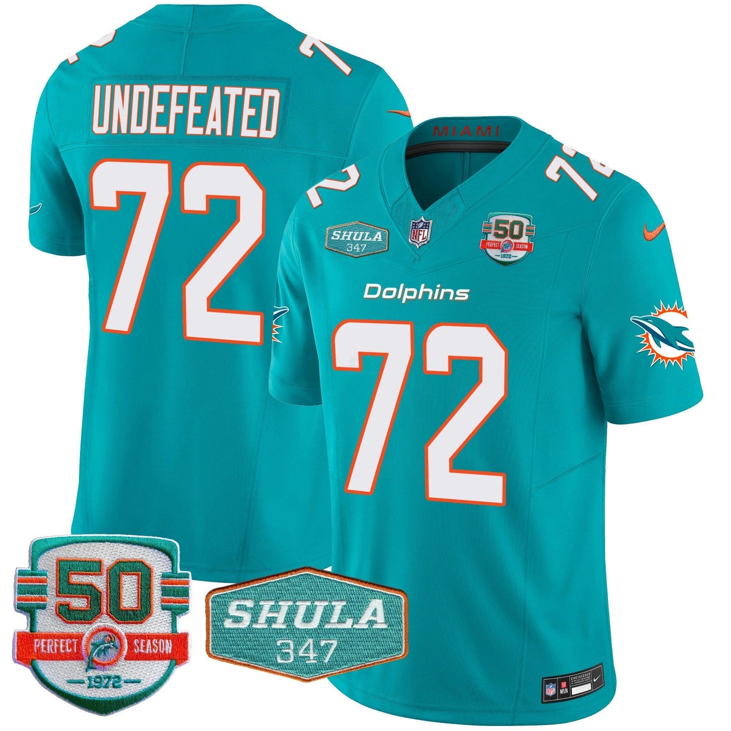Camisa NFL Men’s Shula 347 Patch Vapor Jersey