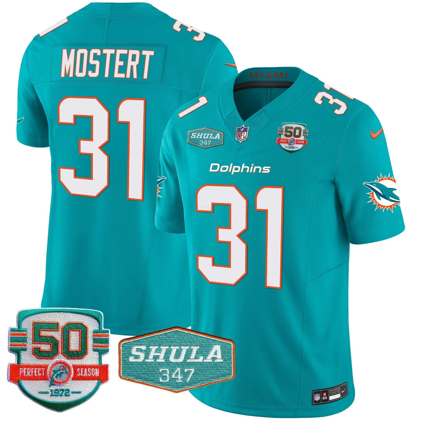 Camisa NFL Men’s Shula 347 Patch Vapor Limited Jersey V2