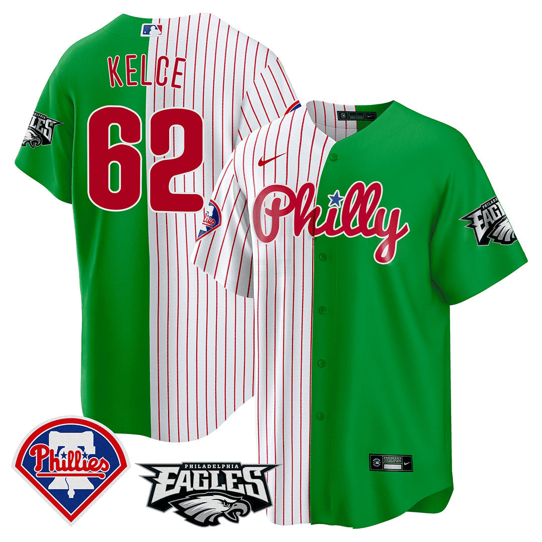 Camisa NFL Men’s Split Phillies – Cool Base Jersey - Stripes