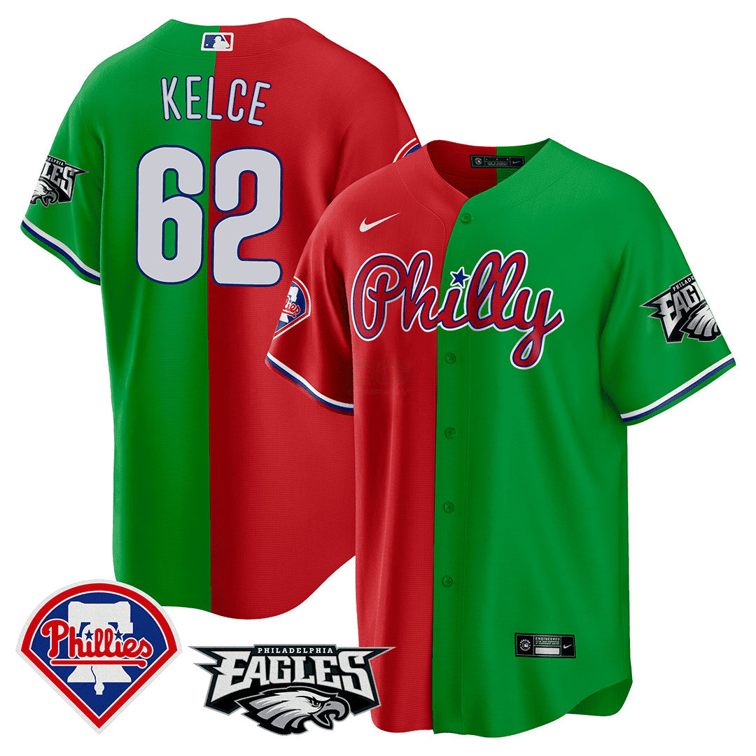 Camisa NFL Men’s Split Phillies – Cool Base Jersey - Stripes
