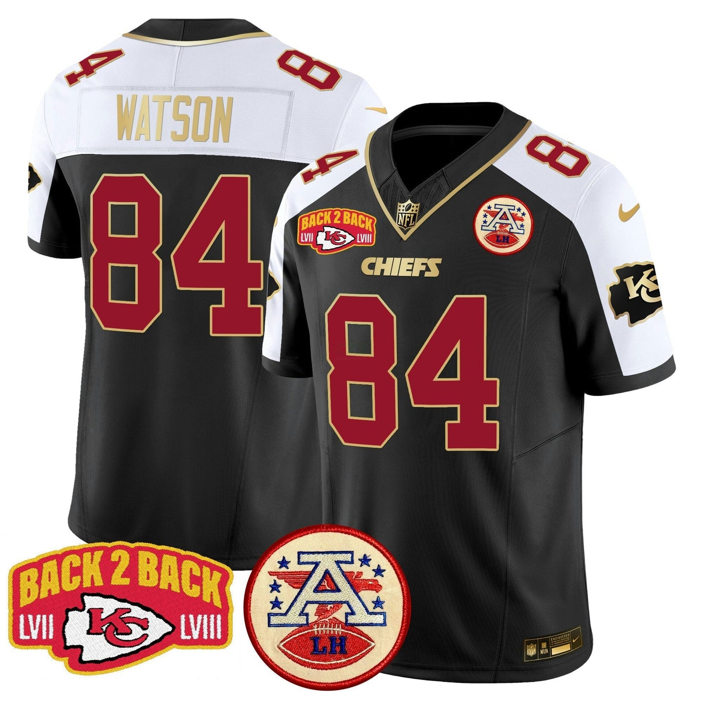 Camisa NFL Men’s Super Back 2 Back Patch Vapor Limited Jersey