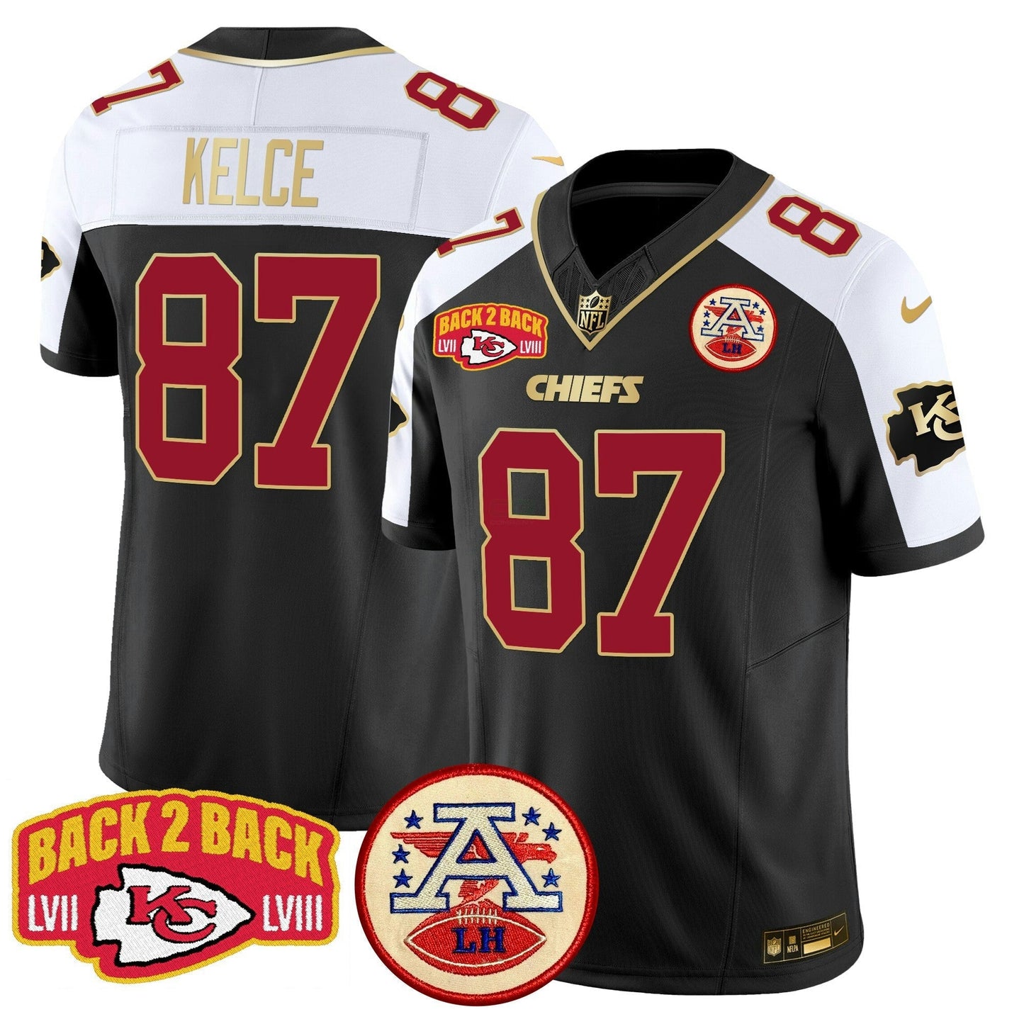 Camisa NFL Men’s Super Back 2 Back Patch Vapor Limited Jersey