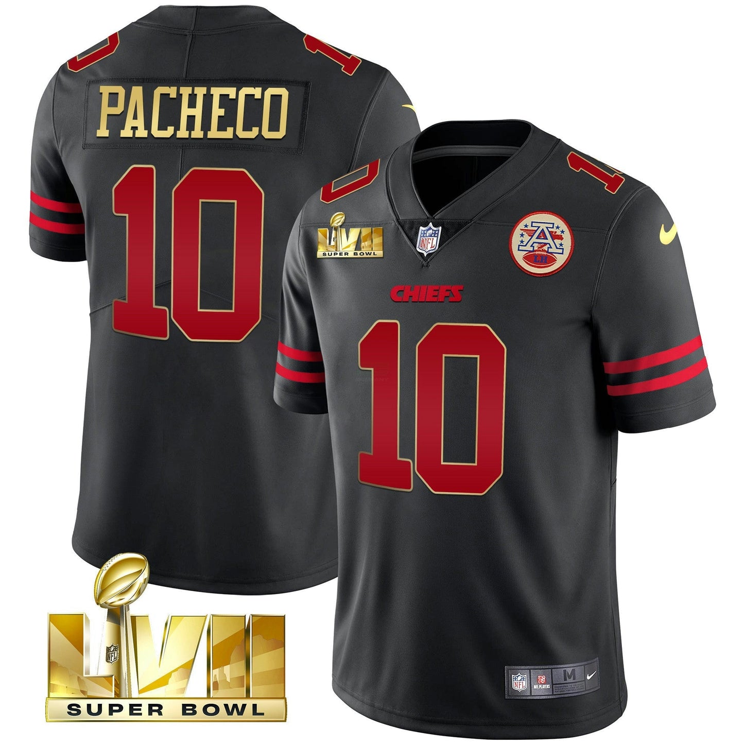 Camisa NFL Men’s Super Bowl LVII Dourada Trim Vapor Jersey