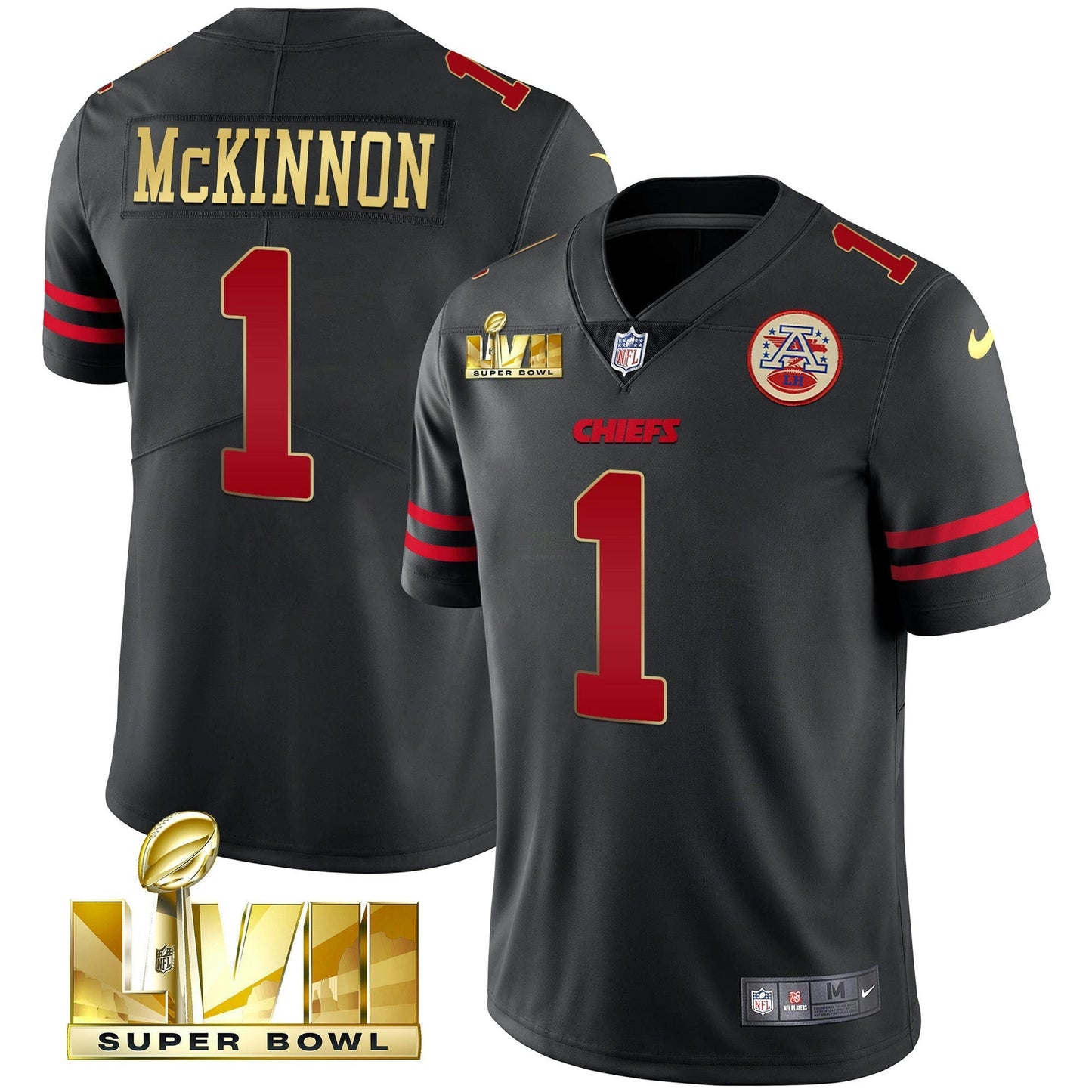 Camisa NFL Men’s Super Bowl LVII Dourada Trim Vapor Jersey