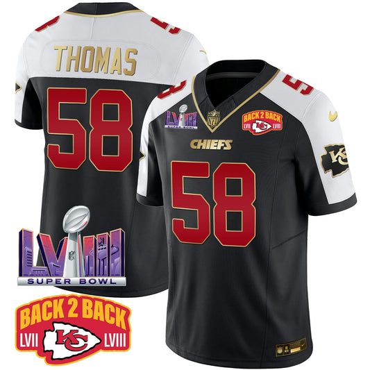 Camisa NFL Men’s Super Bowl LVIII & Back 2 Back Patch Vapor Jersey