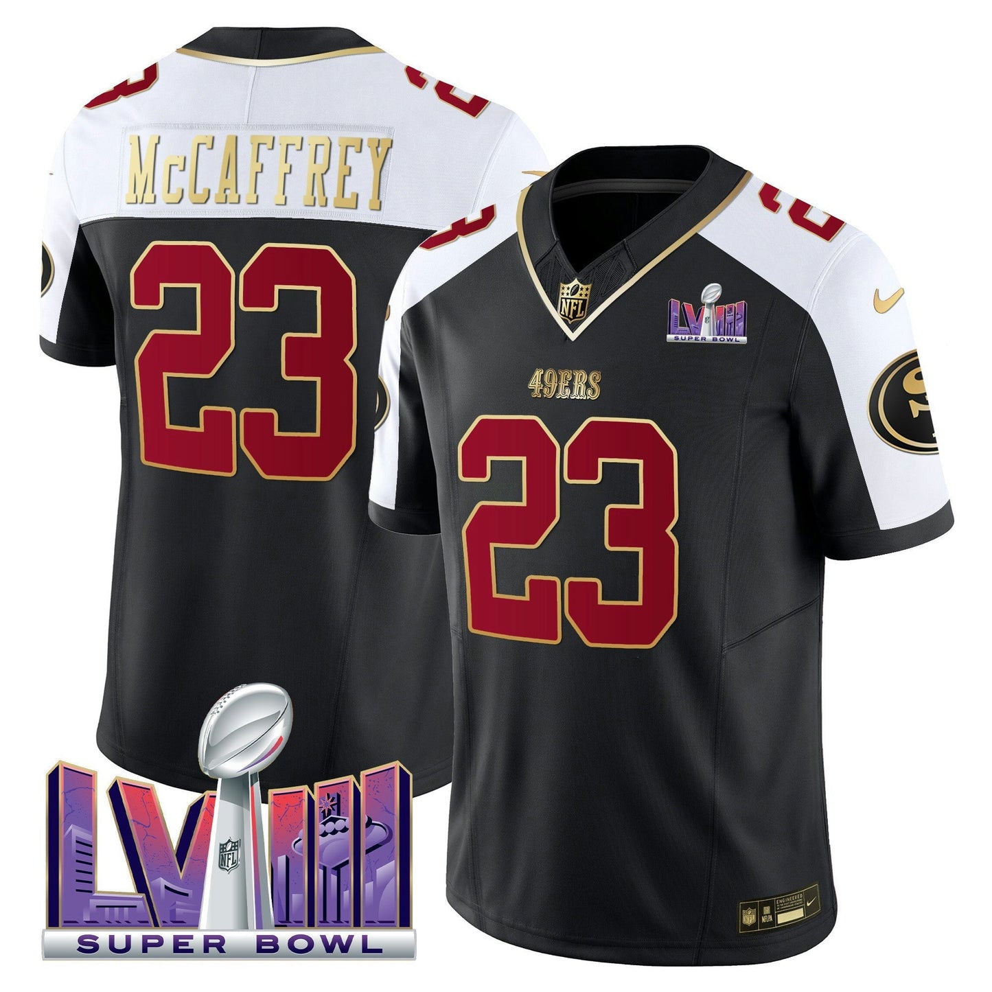 Camisa NFL Men’s Super Bowl LVIII Patch Vapor Jersey