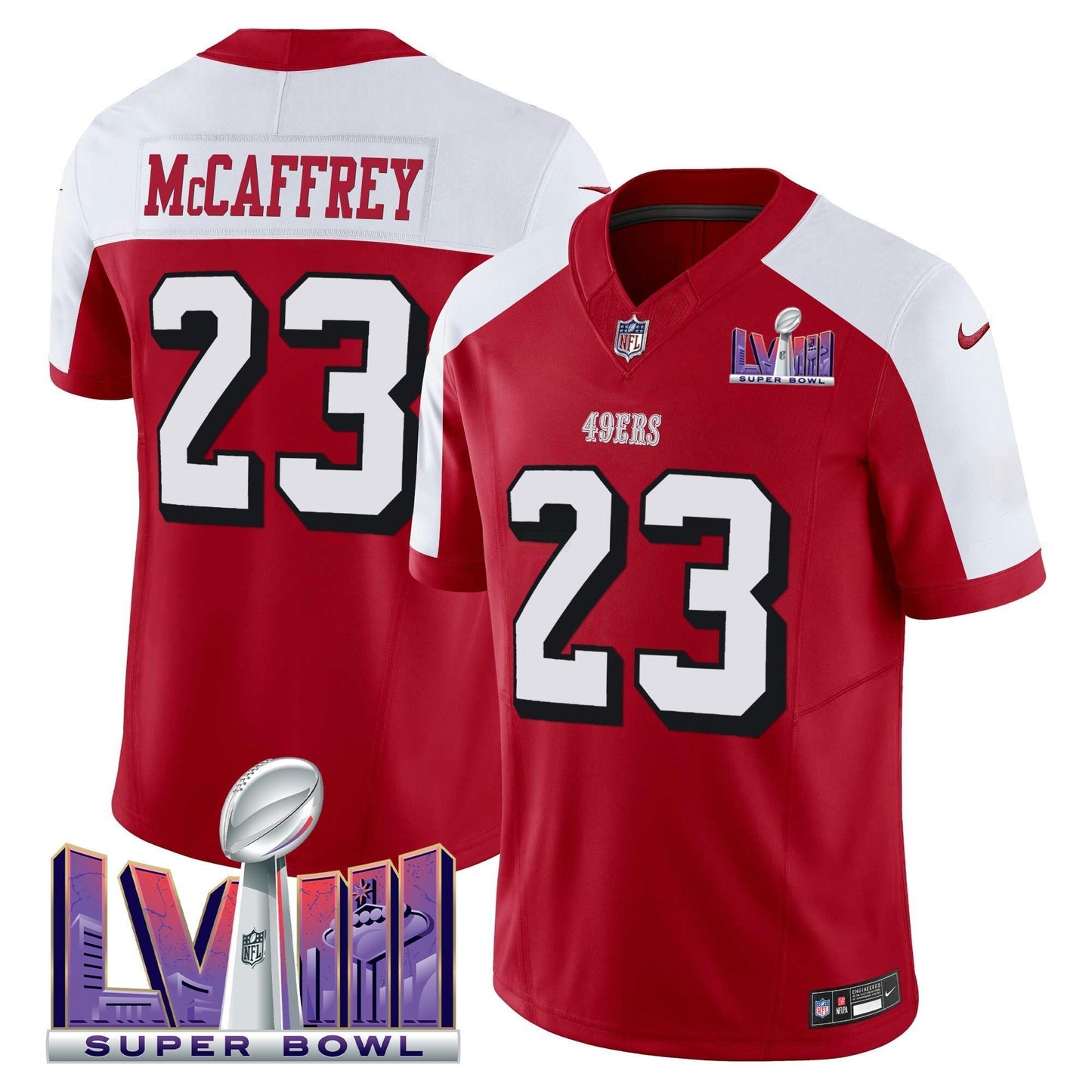 Camisa NFL Men’s Super Bowl LVIII Patch Vapor Limited Jersey V2