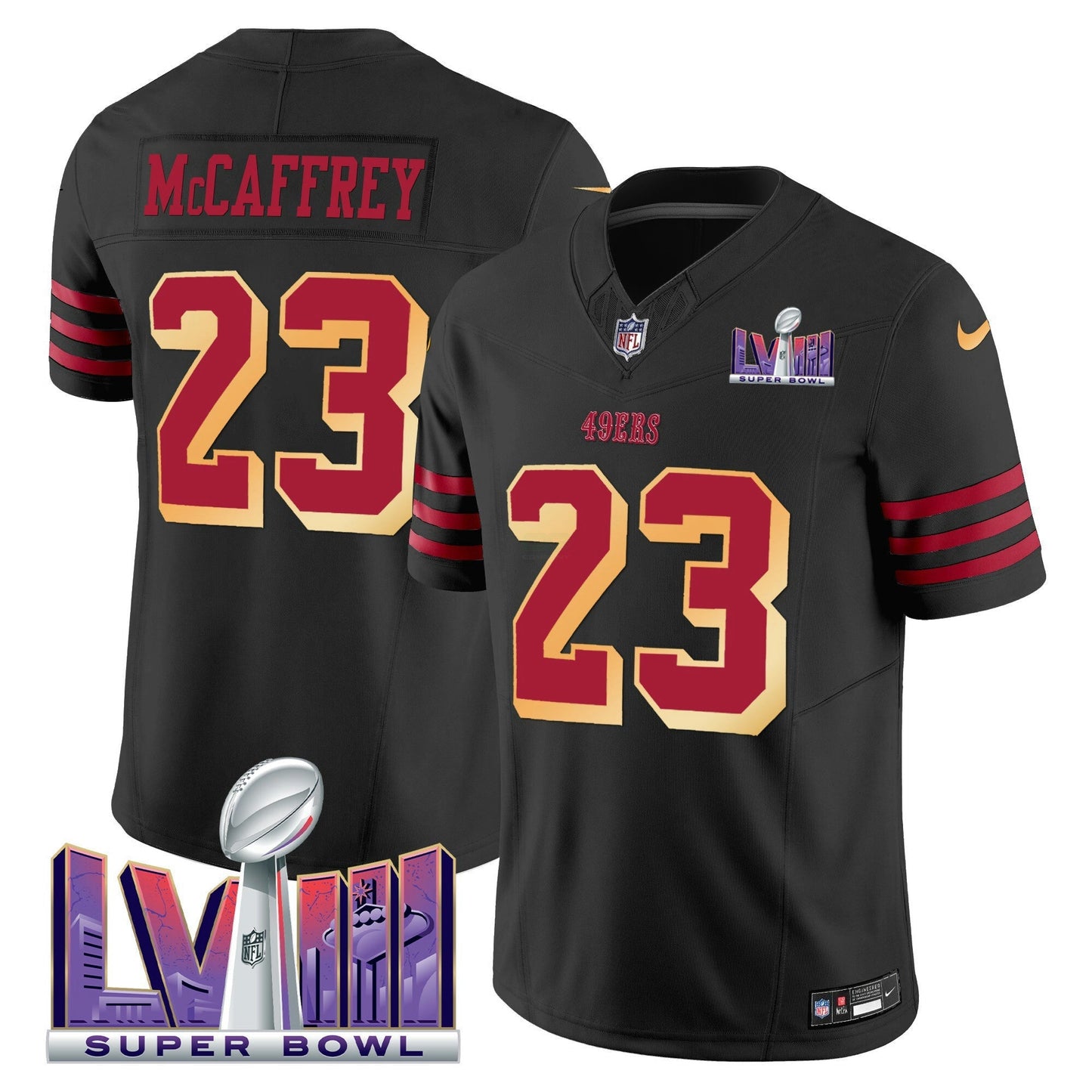 Camisa NFL Men’s Super Bowl LVIII Patch Vapor Limited Jersey V2