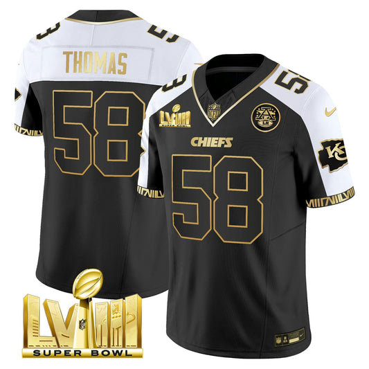 Camisa NFL Men’s Super Bowl LVIII Pattern Gold Vapor Jersey